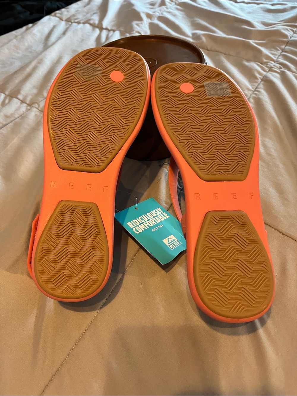 Reef Women’s Water Willow Maya Slingback Sandals - Coral size 8 - Picture 3 of 5